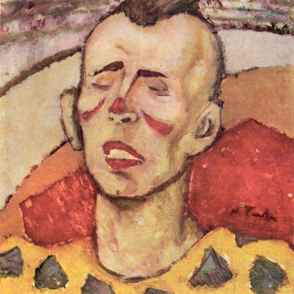 Nicolae Tonitza Clown oil painting picture
